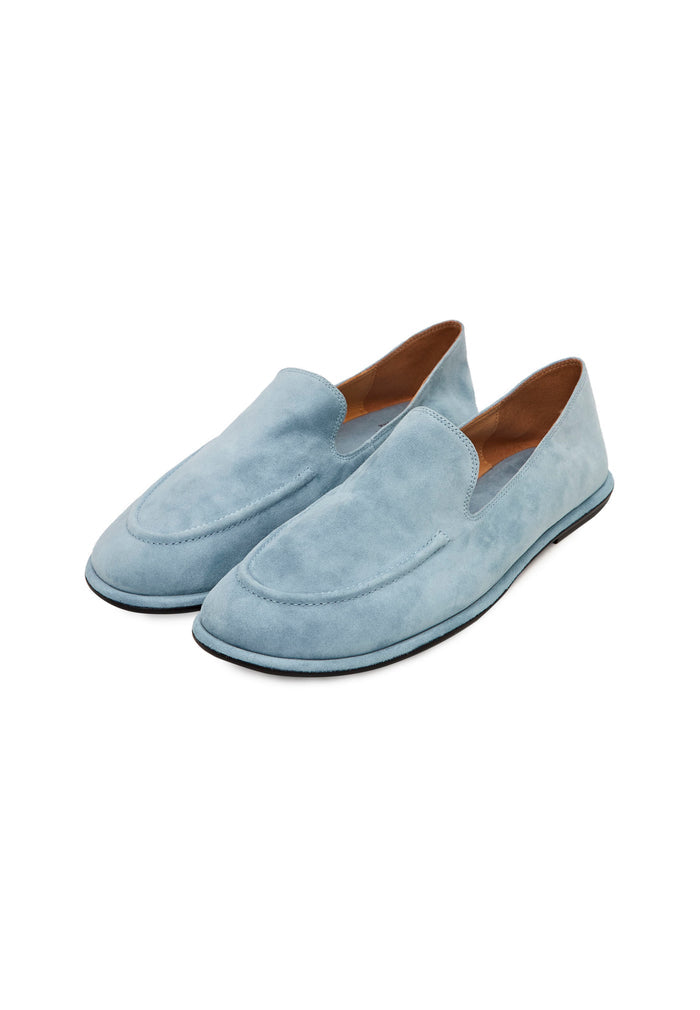 Soft Step Suede Leather Loafers – Blue