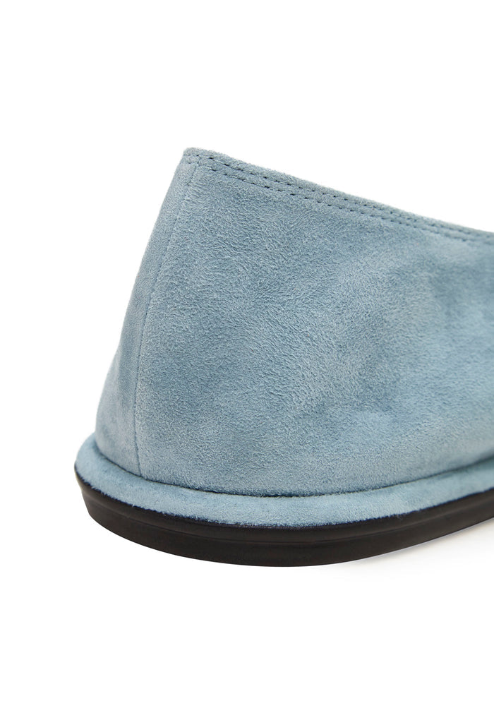 Soft Step Suede Leather Loafers – Blue