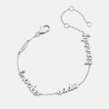 Sterling Silver Custom Script Multi Name Bracelet - 3 Names