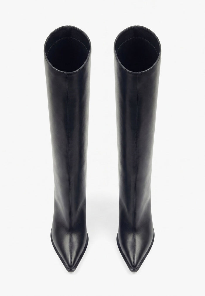 Stiletto Ankle Boots - Matte Black