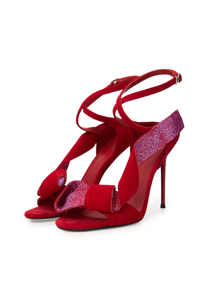 Stiletto High Heeled Sandals Mireille - Red