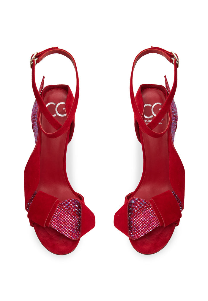 Stiletto High Heeled Sandals Mireille - Red