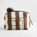 Striped Take It Away Custom Storage Pouch - Hazelnut