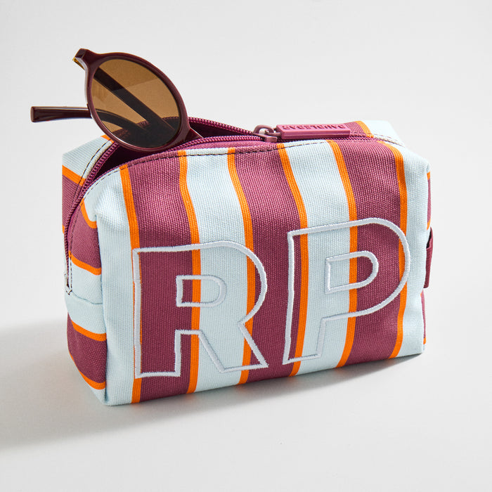 Striped Take It Away Custom Storage Pouch - Punch