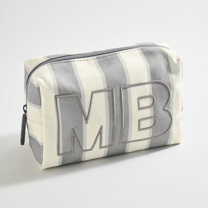 Striped Take It Away Custom Storage Pouch - Quartz