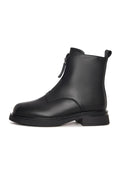 Structured Leather Combat Boot