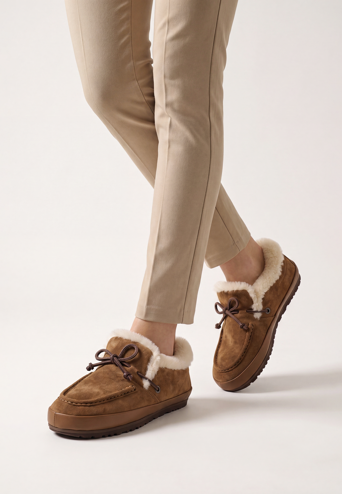 Suede Leather Moccasins