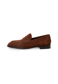 Suede Penny Loafers – Brown