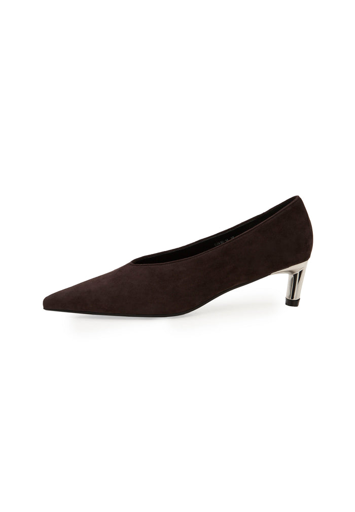 Suede Pumps Di – Brown
