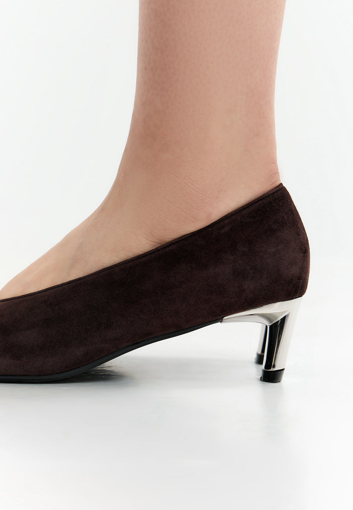 Suede Pumps Di – Brown