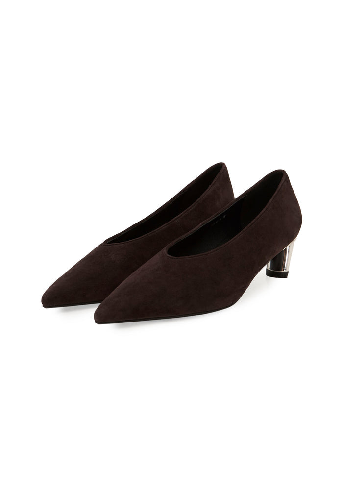 Suede Pumps Di – Brown