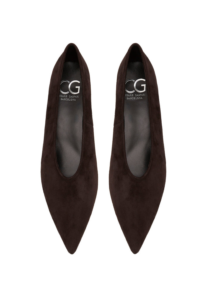 Suede Pumps Di – Brown