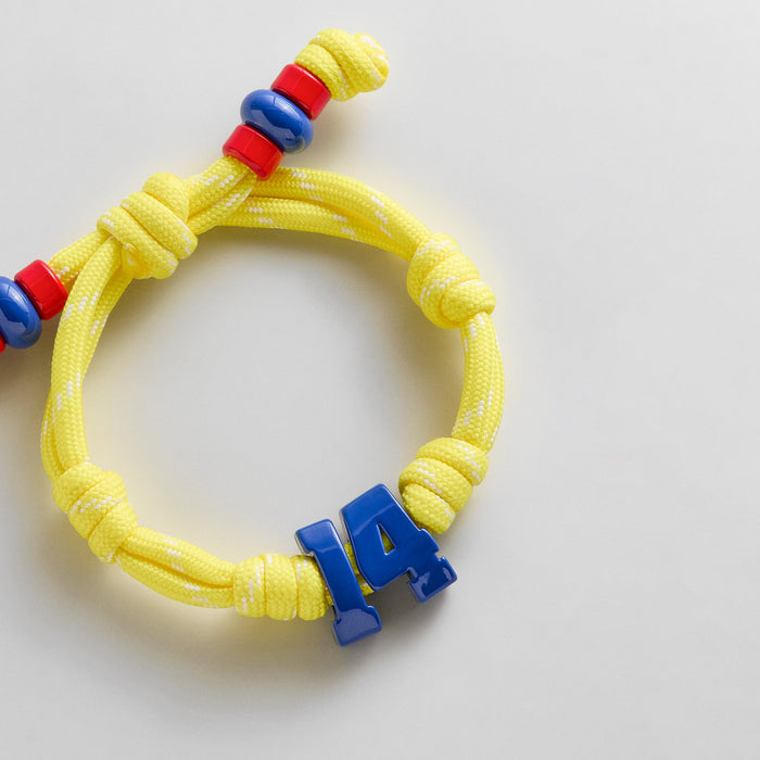 Team Knotty Varsity Custom Bracelet - Colombia Double Digit