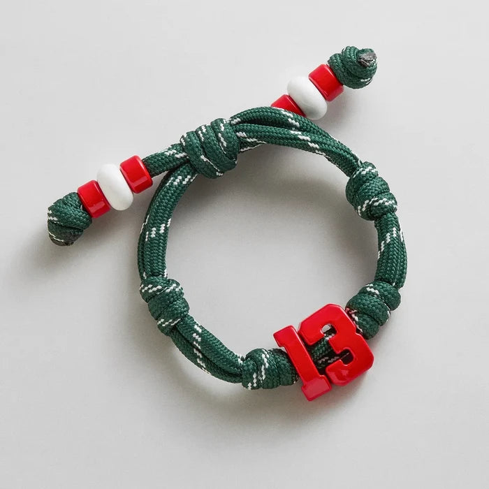 Team Knotty Varsity Custom Bracelet - Portugal Double Digit