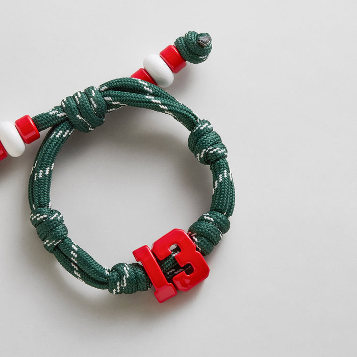 Team Knotty Varsity Custom Bracelet - Portugal Double Digit