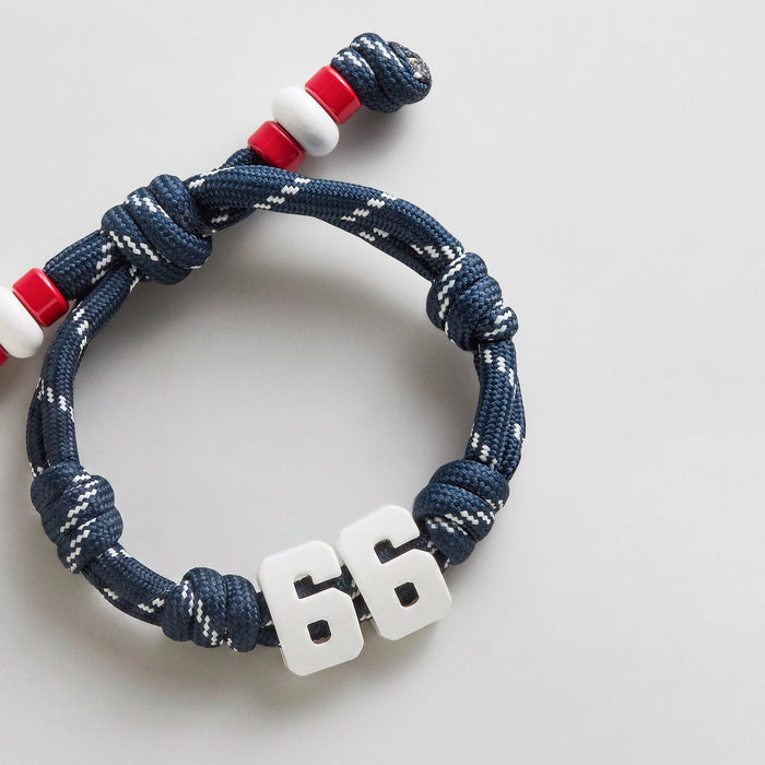 Team Knotty Varsity Custom Bracelet - USA Double Digit
