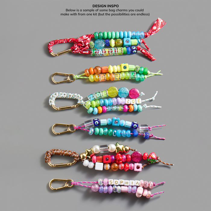 The Ultimate Custom Bead Kit - Bright Custom Bag Charm Kit