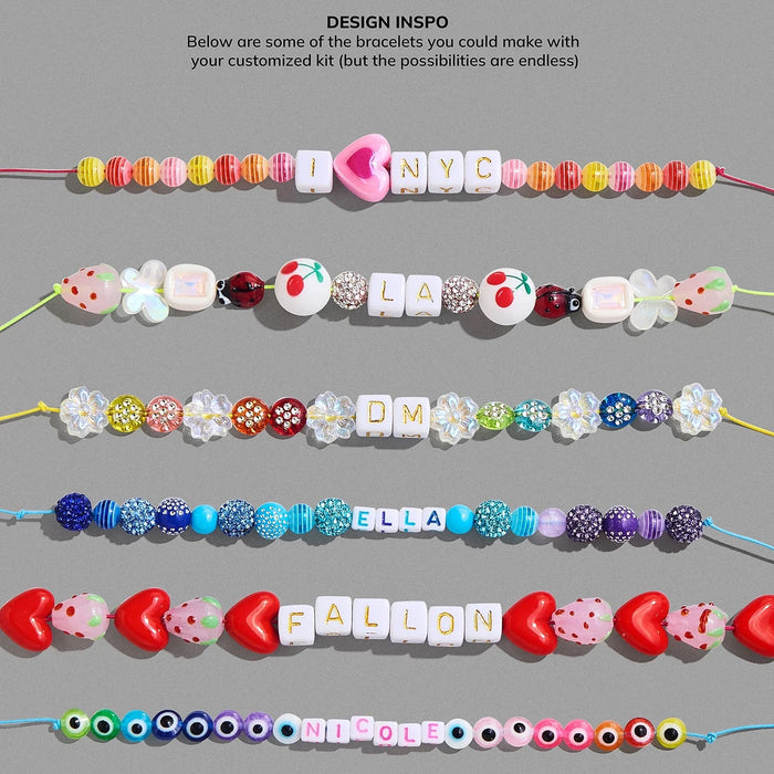 The Ultimate Custom Bead Kit - Custom Bracelet Bead Kit