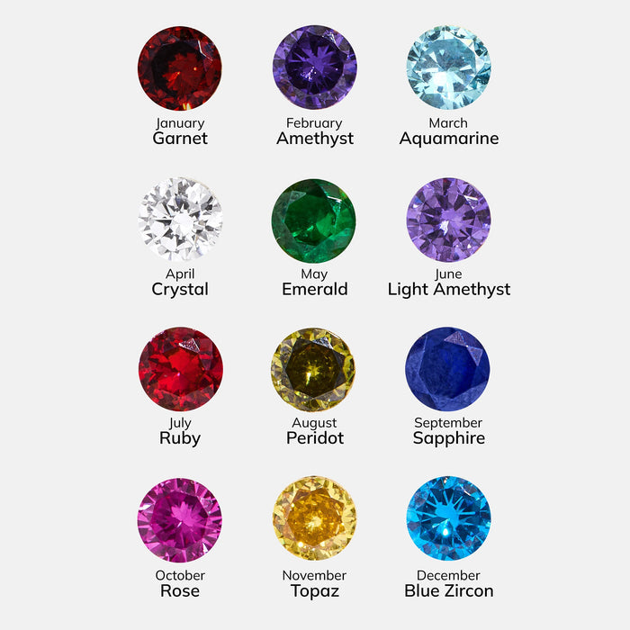 Toi et Moi Custom Birthstone Ring - Silver 10