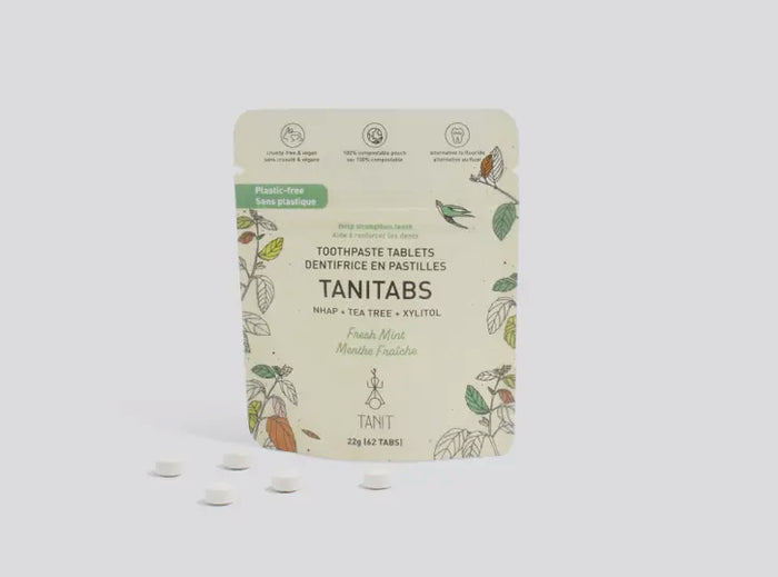 Toothpaste Tablets Fresh Mint - Compostable Refill - 62 Tabs