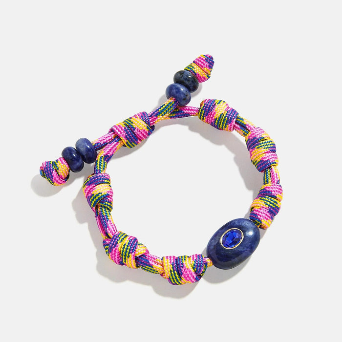 True Aura Semi-Precious Paracord Bracelet - Sodalite