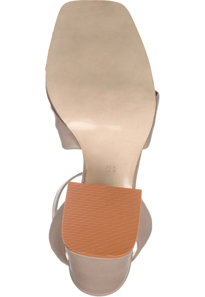 Twist Block Heel Sandals