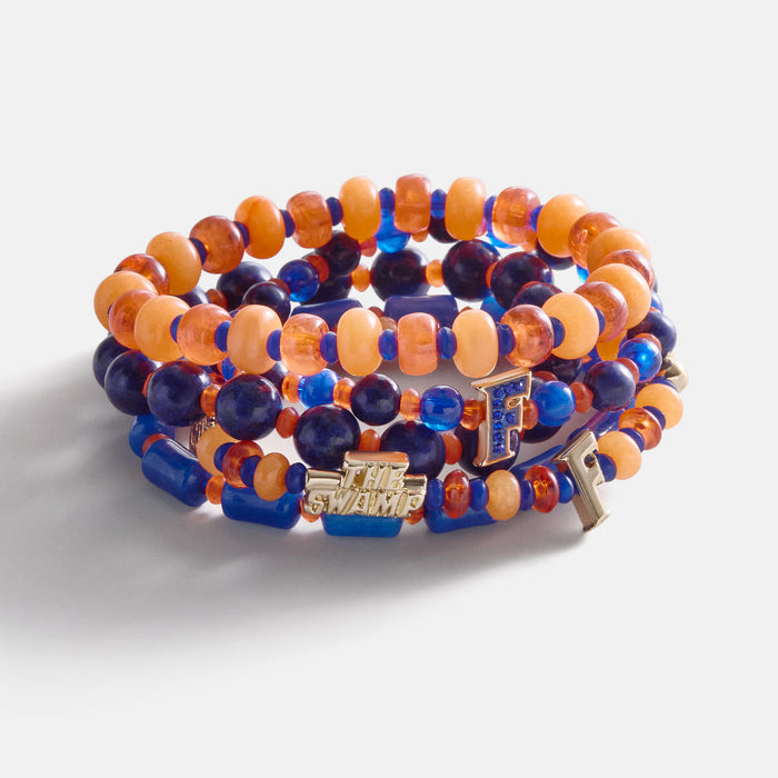 University of Florida Beaded Bracelet Set - University of Florida