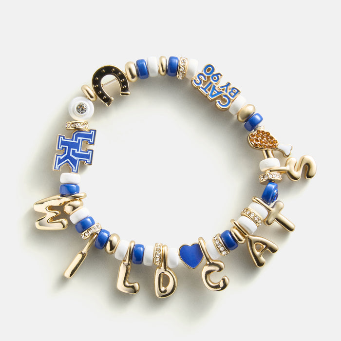 University of Kentucky Beaded Charm Bracelet - University of Kentucky