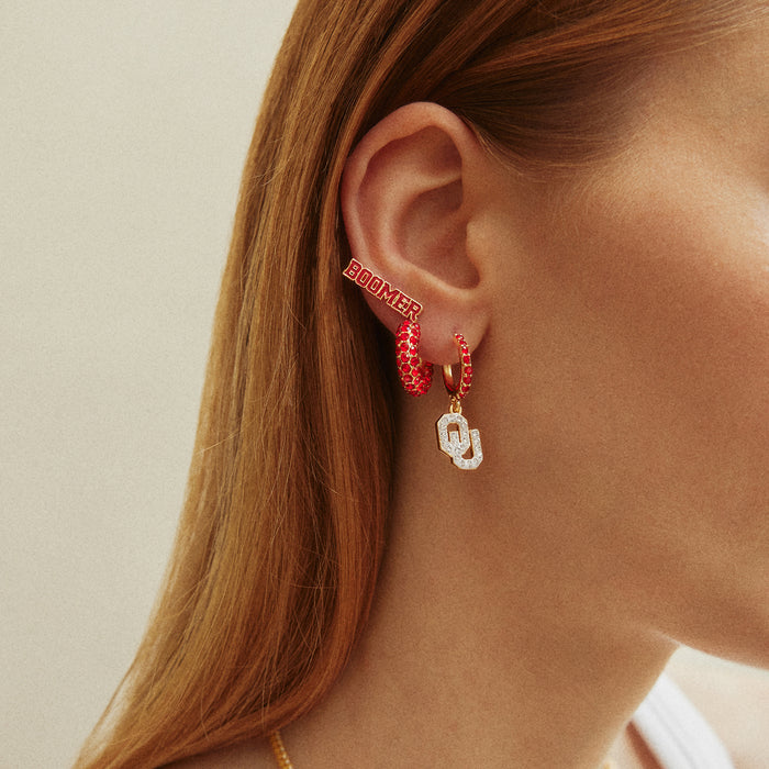 University of Oklahoma Slogan Earring Set - University of Oklahoma
