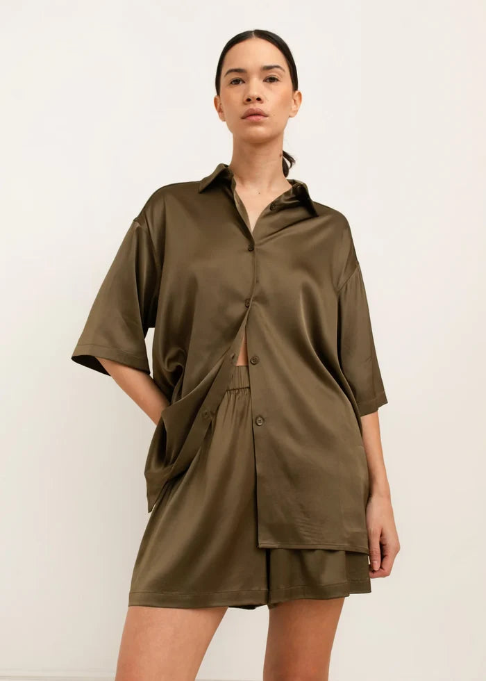 Valentina Shirt Moss Green
