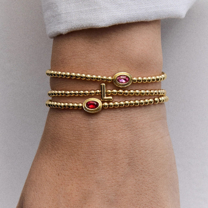 Valerie Bezel Pisa Bracelet - Rose