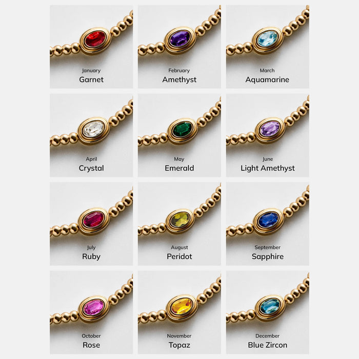 Valerie Bezel Pisa Bracelet - Sapphire