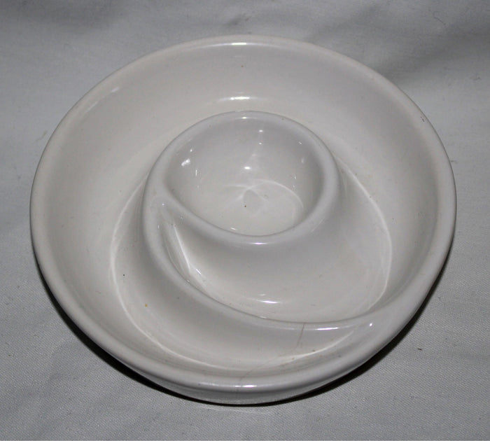 Vintage White Rare and Unique Design Dish Made in Portugal