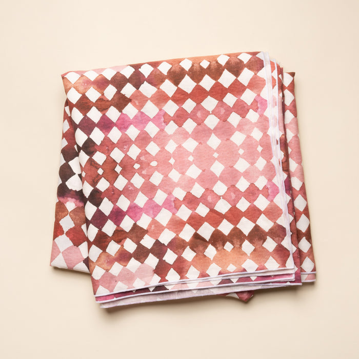 Watercolor Diamonds Tablecloth