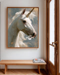 White Horse Wall Art #ANH75
