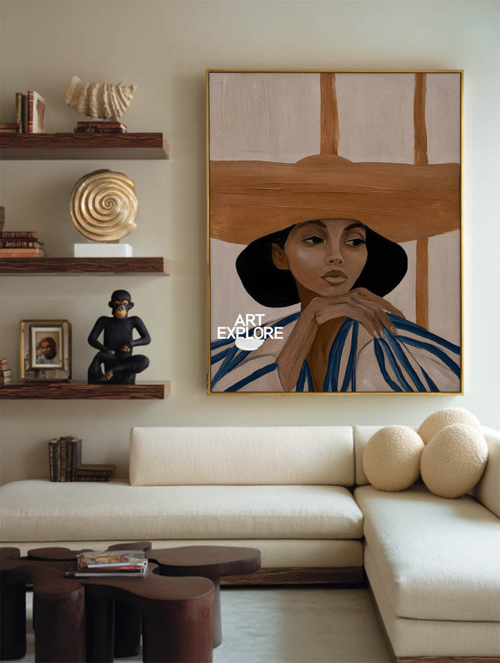 Woman Wall Art #ABAV845