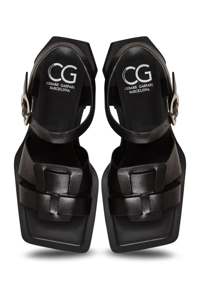 Woven Strap Flat Sandals